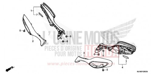 MIROIR VFR800FH de 2017